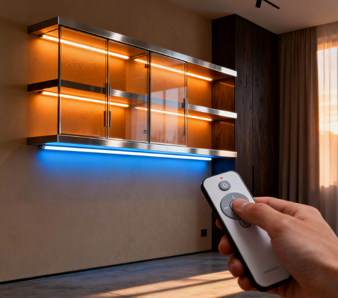 led ovládač svetiel osvetlenia polic nábytku