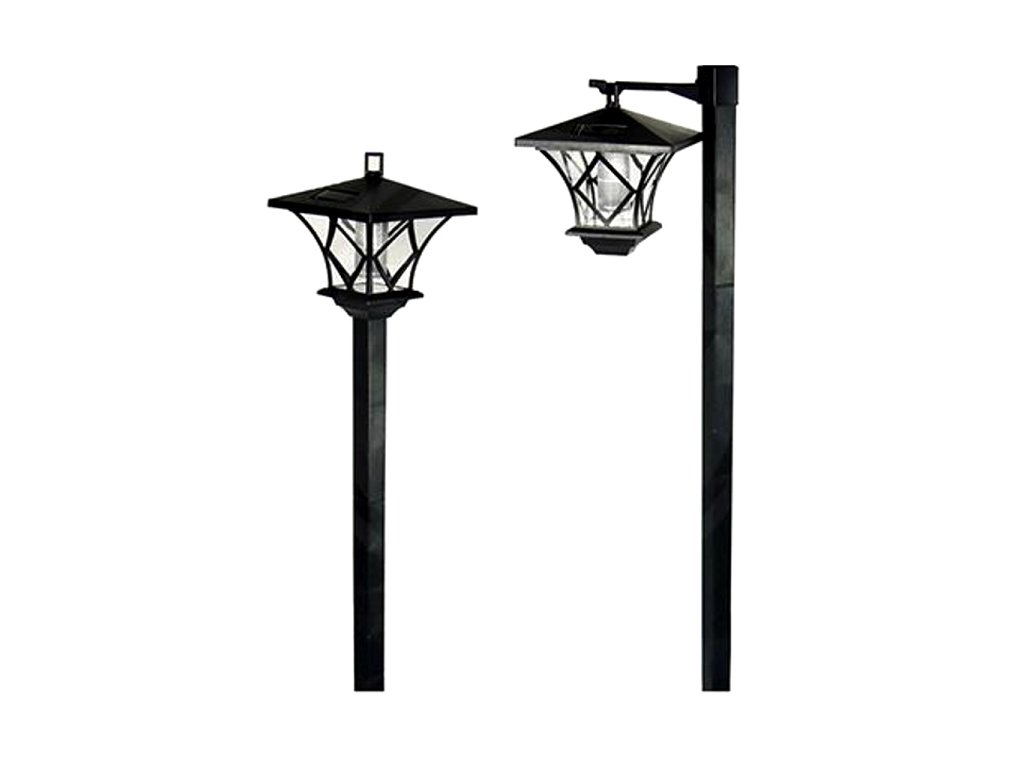 MasterLED Solárna záhradná stojacia lampa, 153cm, IP65