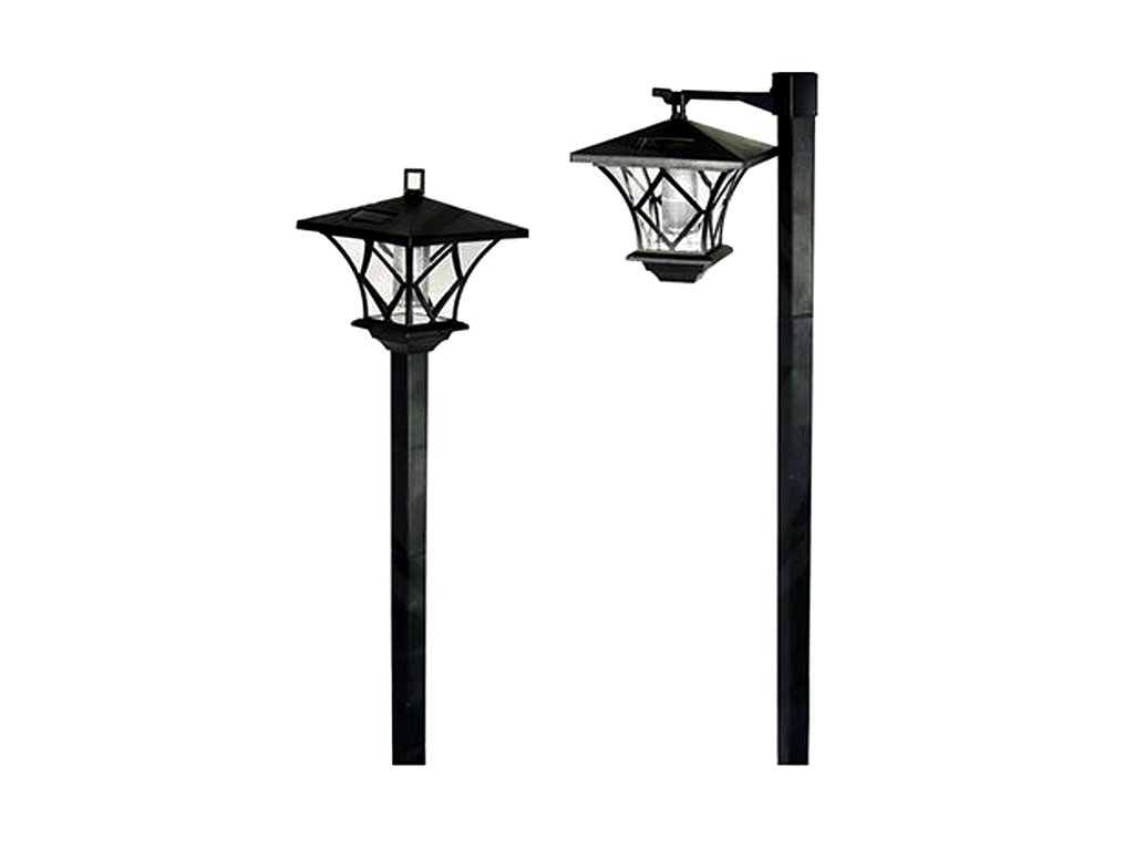 MasterLED Solárna záhradná stojacia lampa, 153cm, IP65